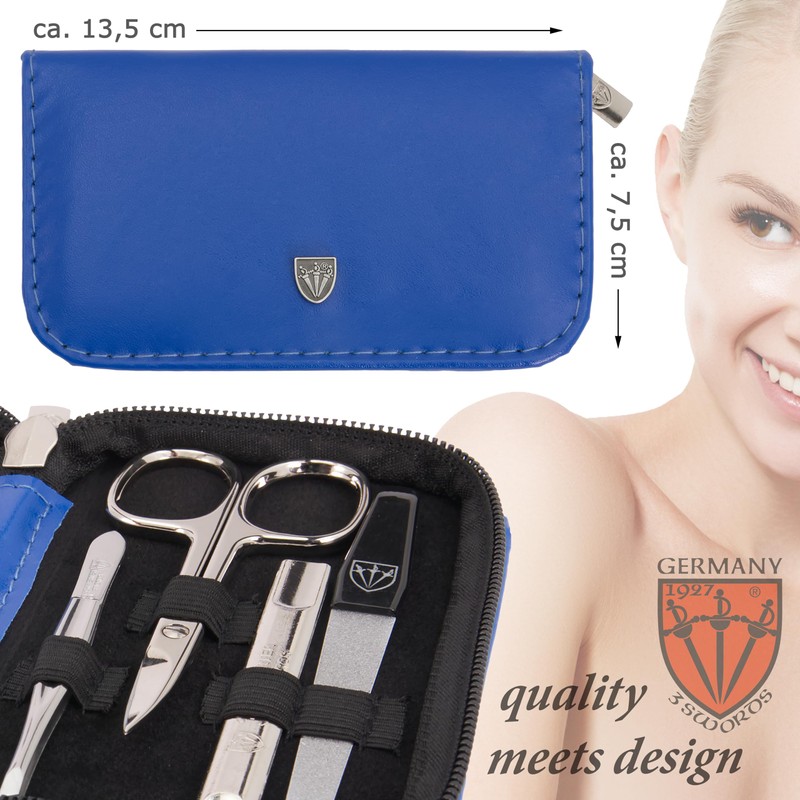 3 Swords Germany - brand quality 8 piece manicure pedicure