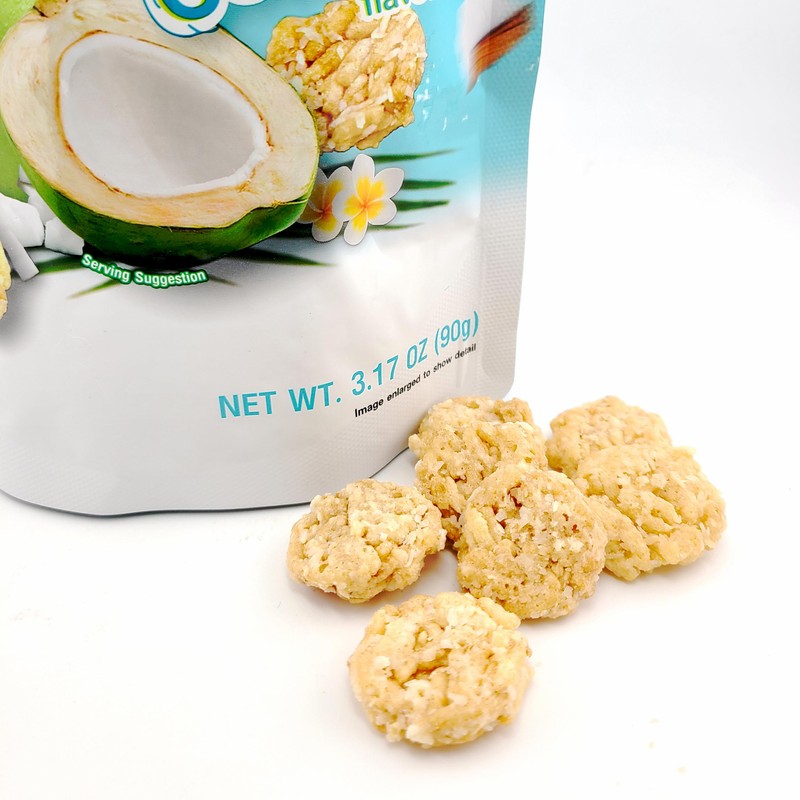 Chao Sua Thai Sticky Rice Chips Coconut Flavored 3.17 Oz.