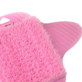 Harilla Duschfuß -Schrubbenmatte, Füße Reinigeren Waschpinsel, Reinigung nach Hause, Rosa