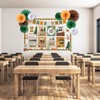 Pajean 62 Pcs Forest Animal Classroom Bulletin Board Decorations with