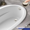 Artiwell 1.5" Brass Tubular Bath Drain Kit - Touch-Toe Bathtub