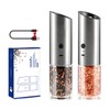 Vzaahu Gravity Electric Pepper and Salt Grinder Set of 2