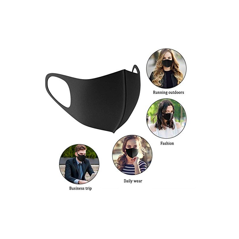 Boolavard Pack of 6 Washable Reusable Unisex Anti-Pollen Pet Dander,