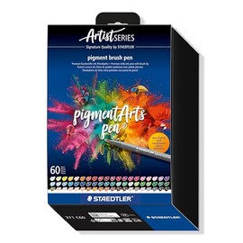 STAEDTLER Pigment Arts - Bolígrafo de pincel (60 unidades)