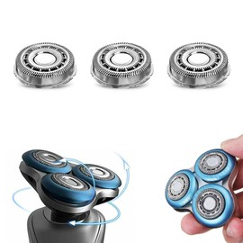 2024 New SH70/52 Replacement Head for Phillips Series 7000, S7370, S7371 & S7720 S7310, S7370, S7350 Electric Shavers,3-Pack