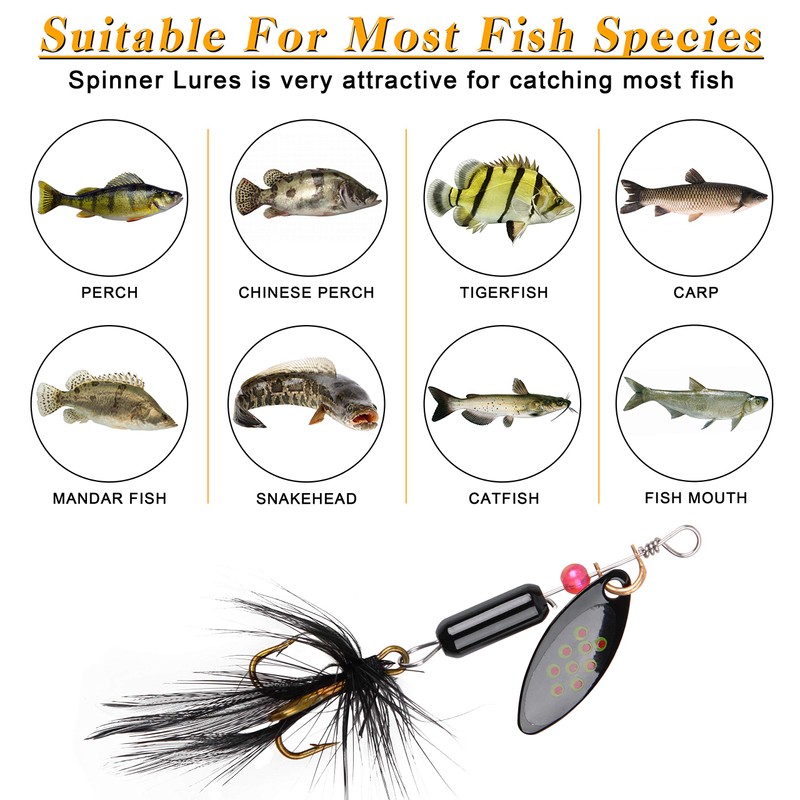 SHADDOCK Fishing Lures Kit Spoon Spinnerbaits Swimbait Crankbaits Minnow Variety