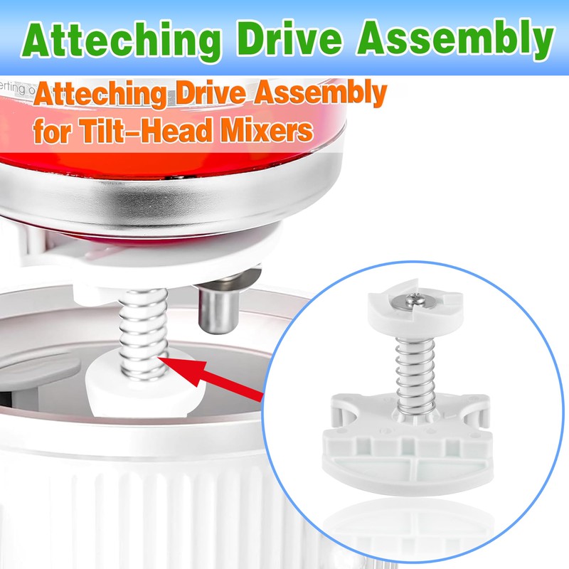 CDDCWZ Replacement Ice Maker Parts for KitchenAid Mixer Premium Drive