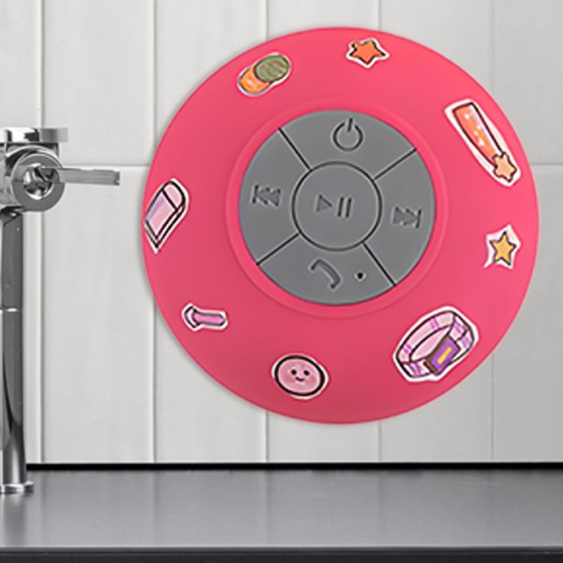 Wireless Speaker | Bathroom Speaker,Water-Resistant Wireless Suction Cup Outdoor Shower