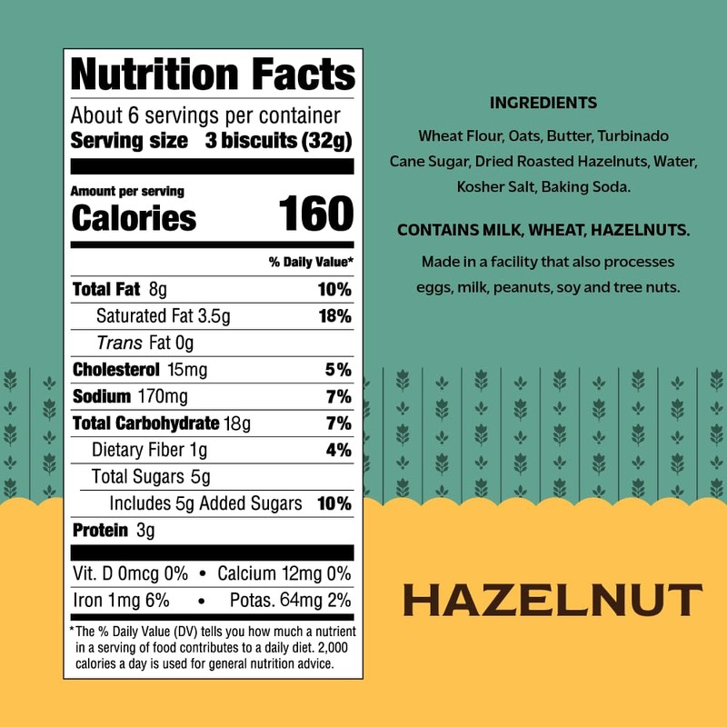 Effie's Homemade Biscuits - Hazelnut - 3 Pack