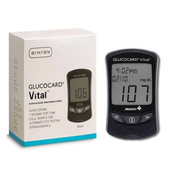 Arkray Glucocard Vital Glucose Meter Auto Coding