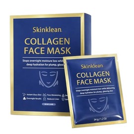 Collagen Face Mask, Deep Hydration, Refreshing And Light, Gentle Daily Care for Contour-Fitting 4 Patch