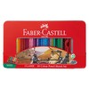 Faber Castell Oil-based Colored Pencils, Flat Cans, Set of 60