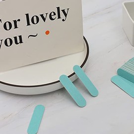 Paquete de 300 mini limas de uñas a granel (grano 180/240), limas de uñas desechables de doble cara, herramientas de manicura para el hogar o profesio