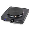 HomeCraft HCSB75BK Portable Countertop Single Burner Hot Plate Electric Cooktop,