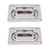 Cocoarm 2 Stück 316 Edelstahl Bootsluke, Bündiger Zuggriff Marine Hebering