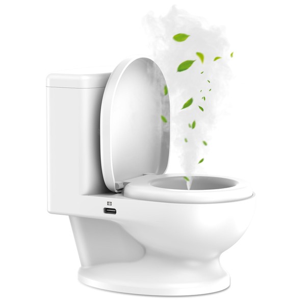 Creative Toilet Humidifier, Gag Gifts, White Elephant Gift, Funny Portable