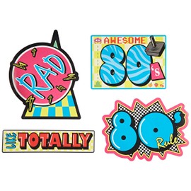 Beistle Awesome 80'S Cutouts Party Accessory