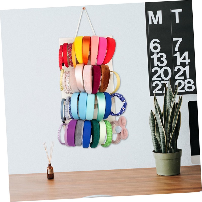 Gatuida Wall Headband Holder Organizer Slot Display for Hair Accessories