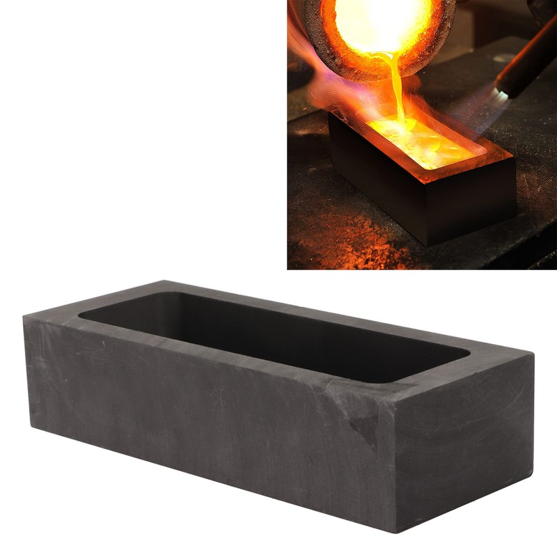 Ingot Mold Graphite Casting Bar Mould 105x35x20MM Internal 125x50x30MM External