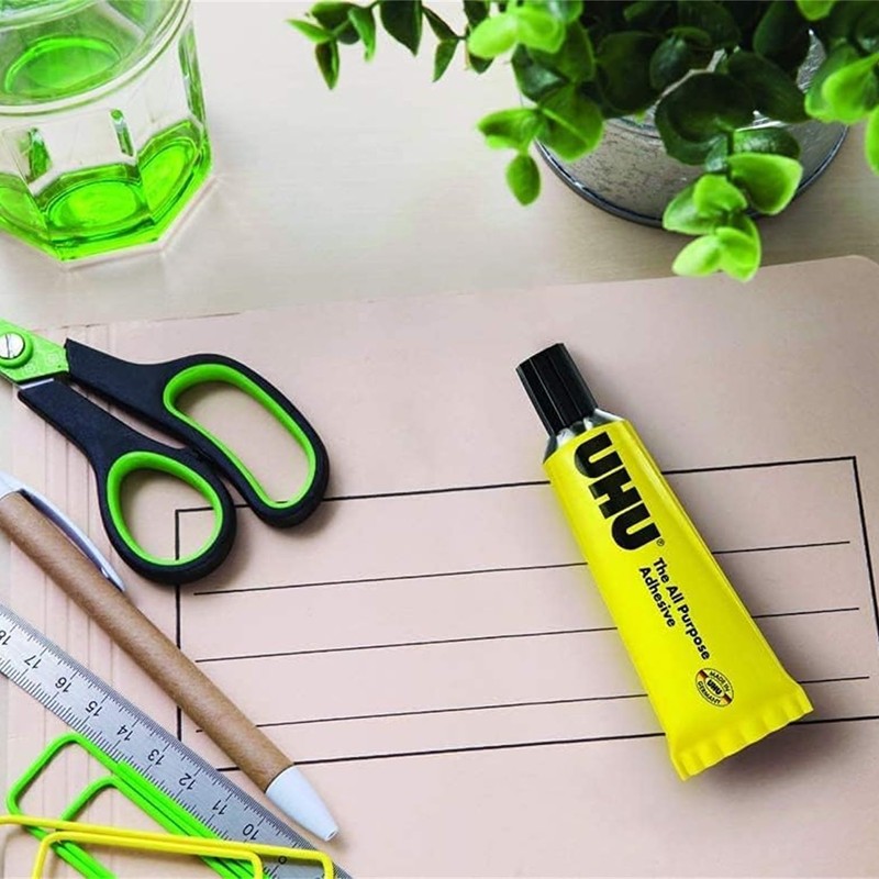 UHU All Purpose Adhesive, Fast, Strong, Crystal-Clear, Adjustable, Permanent, Transparent,