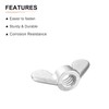 DTGN 20pcs 3/16"D Wing Nuts Butterfly Wing Nuts Wing Nuts