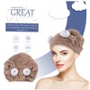 Ipetboom Quick Dry Hair Towel Wrap for Women Super Absorbent