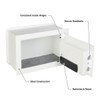 Wall Safe - Digital Safety Box with Passcode for Quick
