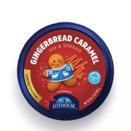 Litehouse Limited Edition GINGERBREAD CARAMEL Dip 16 oz. 1 Tub w Coconut Oil