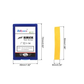 PATIKIL PH Test Strips 1-14 80 Lackmus Indicator Paper with Plastic Box for Alkaline Acids Testing