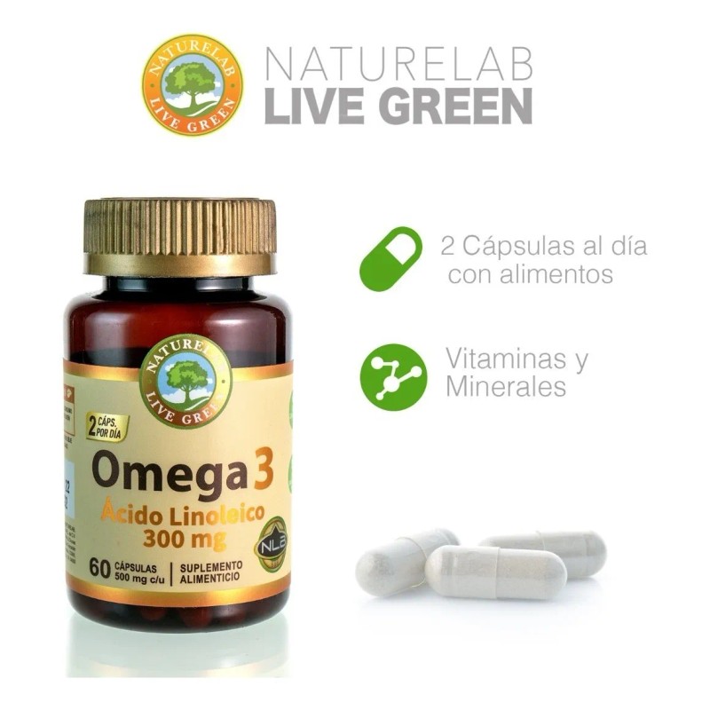 Omega Triple- Omega 3, 6 Y 9- 60 Cápsulas -