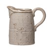28 oz. Stoneware Pitcher, Reactive Glaze, White (Each One Will