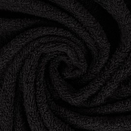 A2Z Luxurious 100% Cotton Black Color Towel 500 GSM Soft Absorbent Face Towel (30x30 cm)