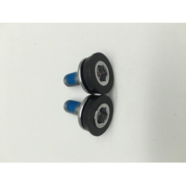 Bike Hex Crank Arm Bolts Spindle 8mm Allen Key Bolt Screws Capless Bottom Bracket for Cycling Bicycle Axle (2 Pcs)