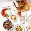 Wareland Plates and Bowls Sets - 16 Pieces Ceramic Dinnerware
