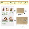 KEYIDE 2Pcs Rabbit Scratcher Pad, Natural Sisal Scratching Mats for