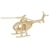 Marabu Kids 31700000003 - Puzzle in Legno 3D con Elicottero,