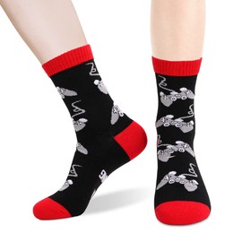 EQLEF Do Not Disturb I Am Gaming Socks, Novelty Socks for Men Women Boys Gaming Socks Funny Socks Letter Socks for Girls Teenagers Game Lovers Socks Gifts (1 Pair)