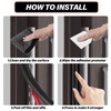 Silicone Weather Stripping Door Seal, 20FT Self Adhesive D-Shaped Car