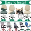 BUYUE BUYUE Task Office Chair Seat Cover, Super Soft Velvet