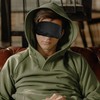 SimautHawk 4 Pcs Black Eye Mask, Blindfold,Eye Masks for Sleep,