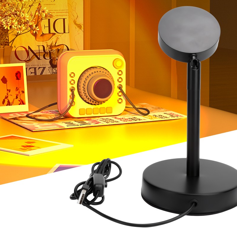 Sunset Light 180° Rotating Sundown Pattern Projection Floor Lamp USB
