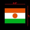 Flag of Niger Sticker Decal Notebook Car Laptop 5.5"x4" (Color)