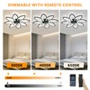 SPEVCH 35'' Ceiling Fans with Lights, Modern Ceiling Fan with