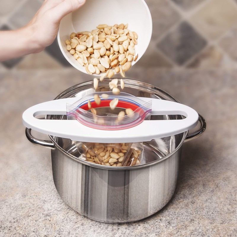 Final Touch Fill & Store Plastic Zip Lock Freezer Bag