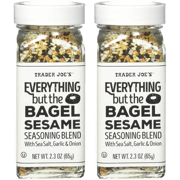 Trader Joe's Everything but the Bagel Sesame Seasoning Blend 2.3 oz (2 Pack)