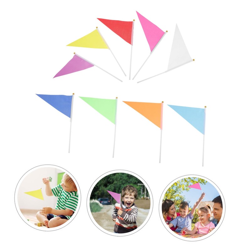 ORFOFE Hand Flags for Waving 9pcs Set of Small Flags