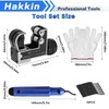 HVAC Repairing Tools, 10PCS Swaging Drill Bit Set with 5
