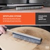 OUII 26'' Pizza Oven Brush with Stone Scraper - Includes