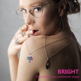 EXCEART Metal Mushroom Charms 10pcs Mushroom Pendant Charms Mini Mushroom Beads Cute Charms Jewelry Findings DIY Pendant Making Charms for Bracelet Necklace Earrings Key Chain Craft