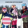 POPOACTI Polarized Cylindrical Ski Goggles,100% UV Protection,Anti Fog,Snowboard Goggles for